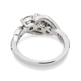 Vintage GIA Platinum 2.20tcw G Si1 Diamond Three Stone Ring