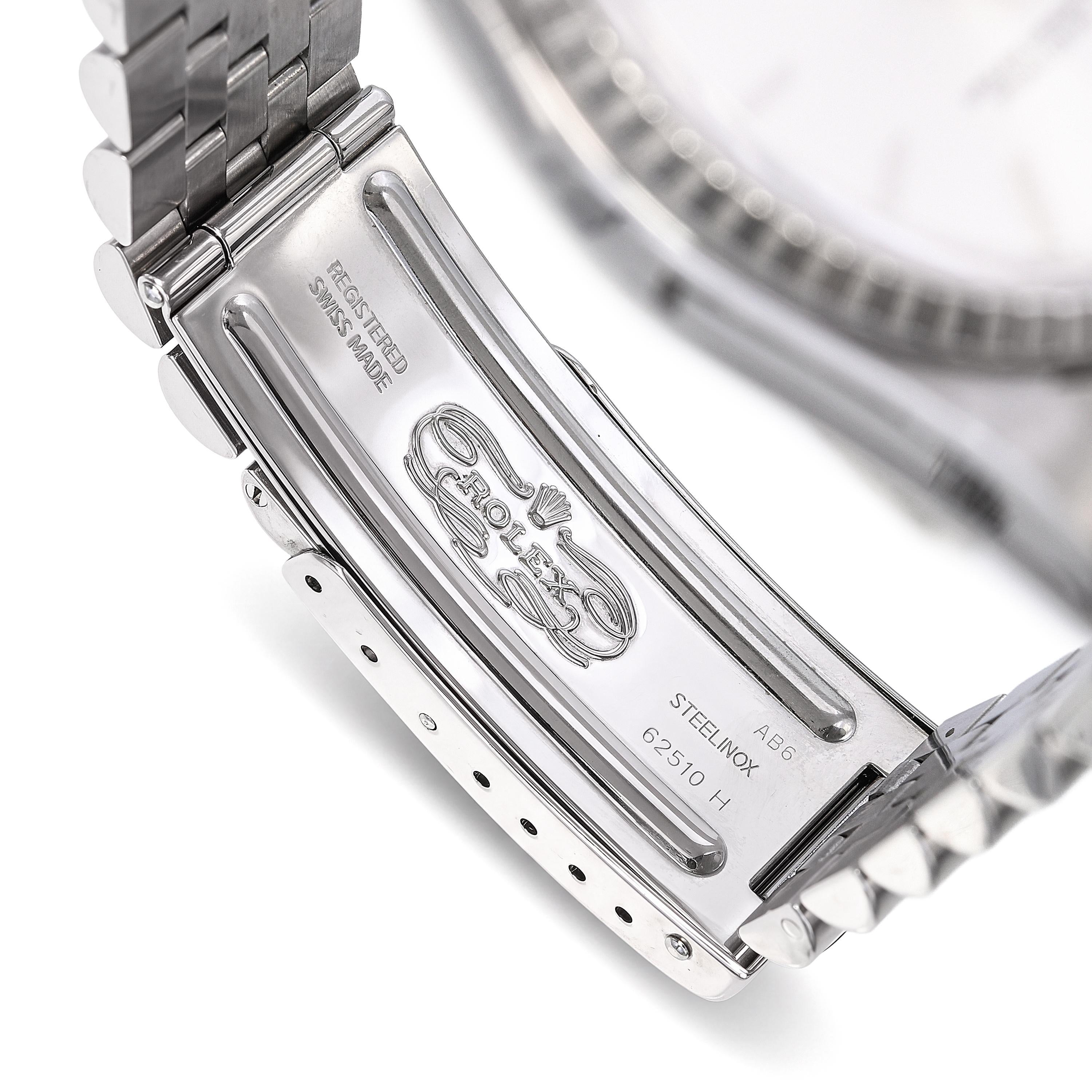 Rolex Datejust Stainless Steel Men's 36mm Watch Ref. 16220