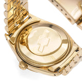 Vintage Rolex Date 14k Yellow Gold Men’s Watch Ref. 15007 Chevy Case Back