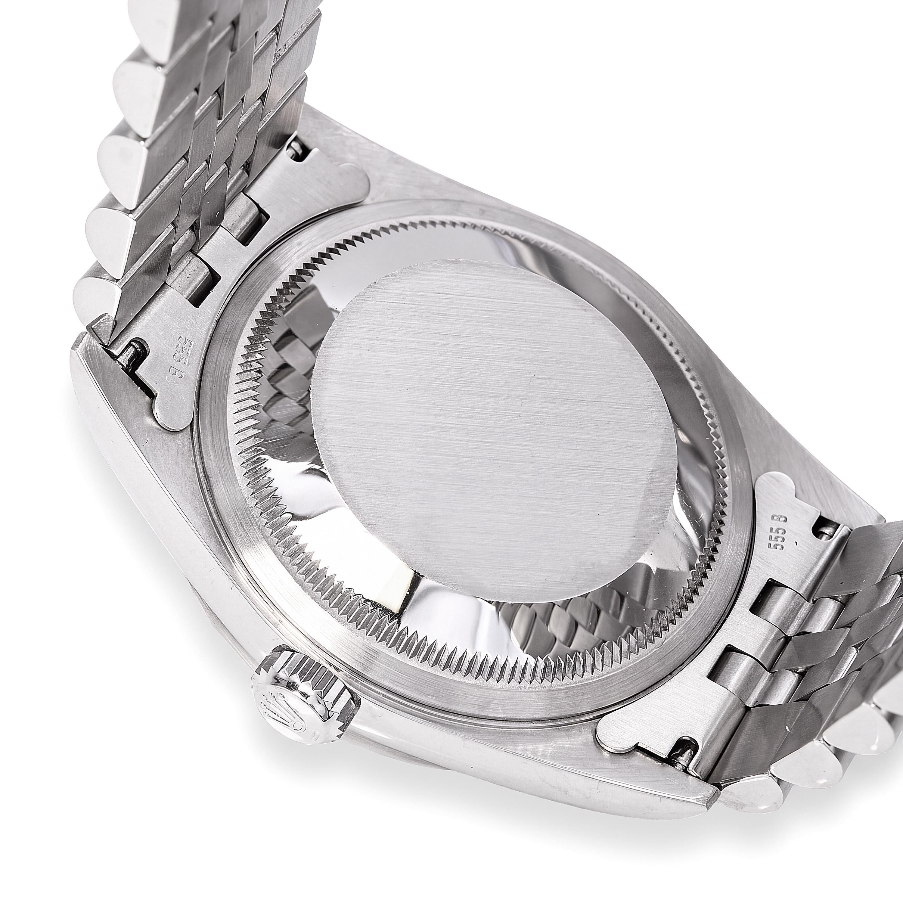 Rolex Datejust Stainless Steel Men's 36mm Watch Ref. 16220