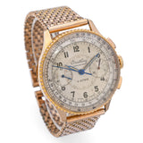 Vintage Breitling Chronomat 18k Yellow Gold Hand Wind Men's Watch Ref. 769