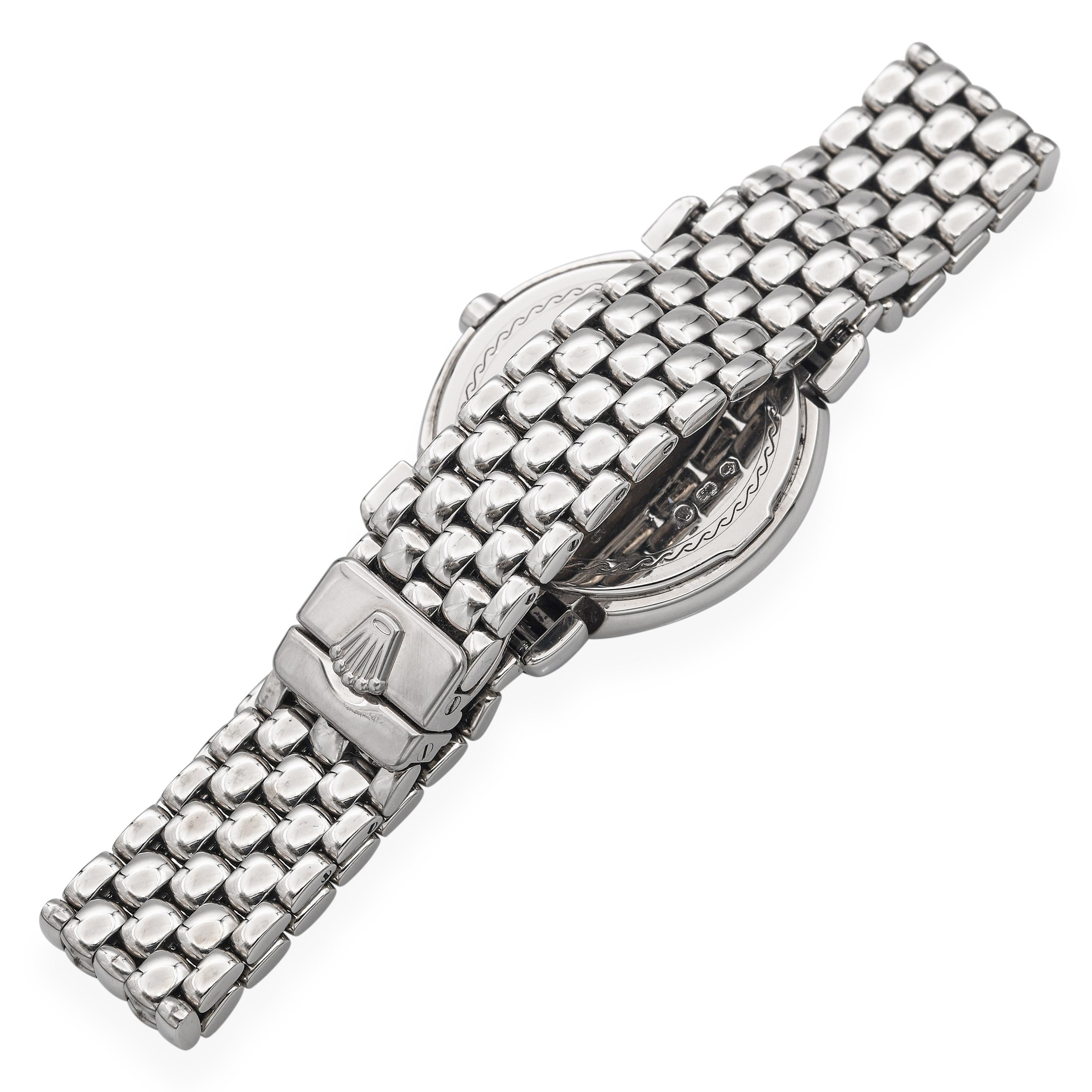 Rolex Cellini 18k White Gold Diamond Women's Watch Ref. 6671