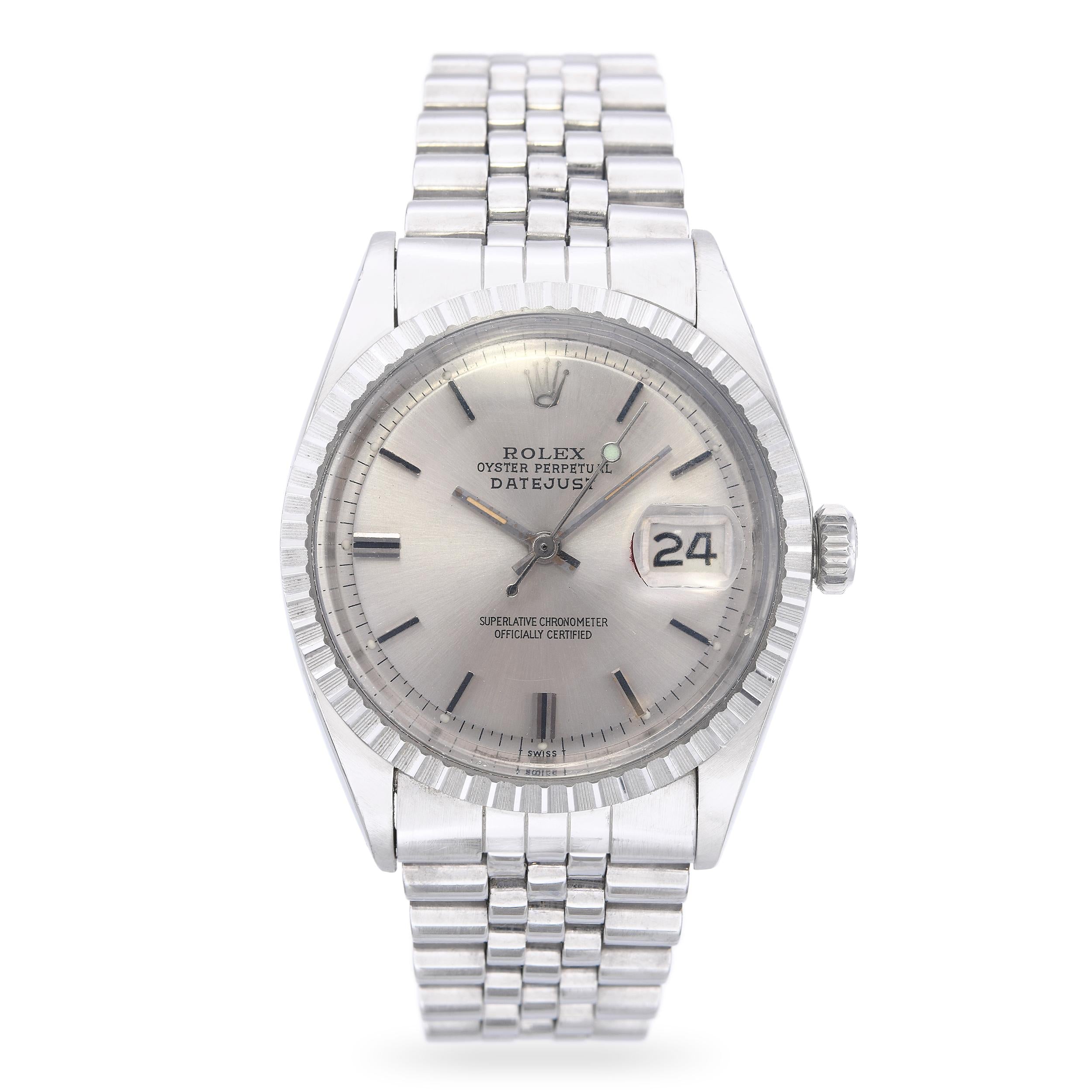 Vintage Rolex Datejust Men's Watch Ref 1601