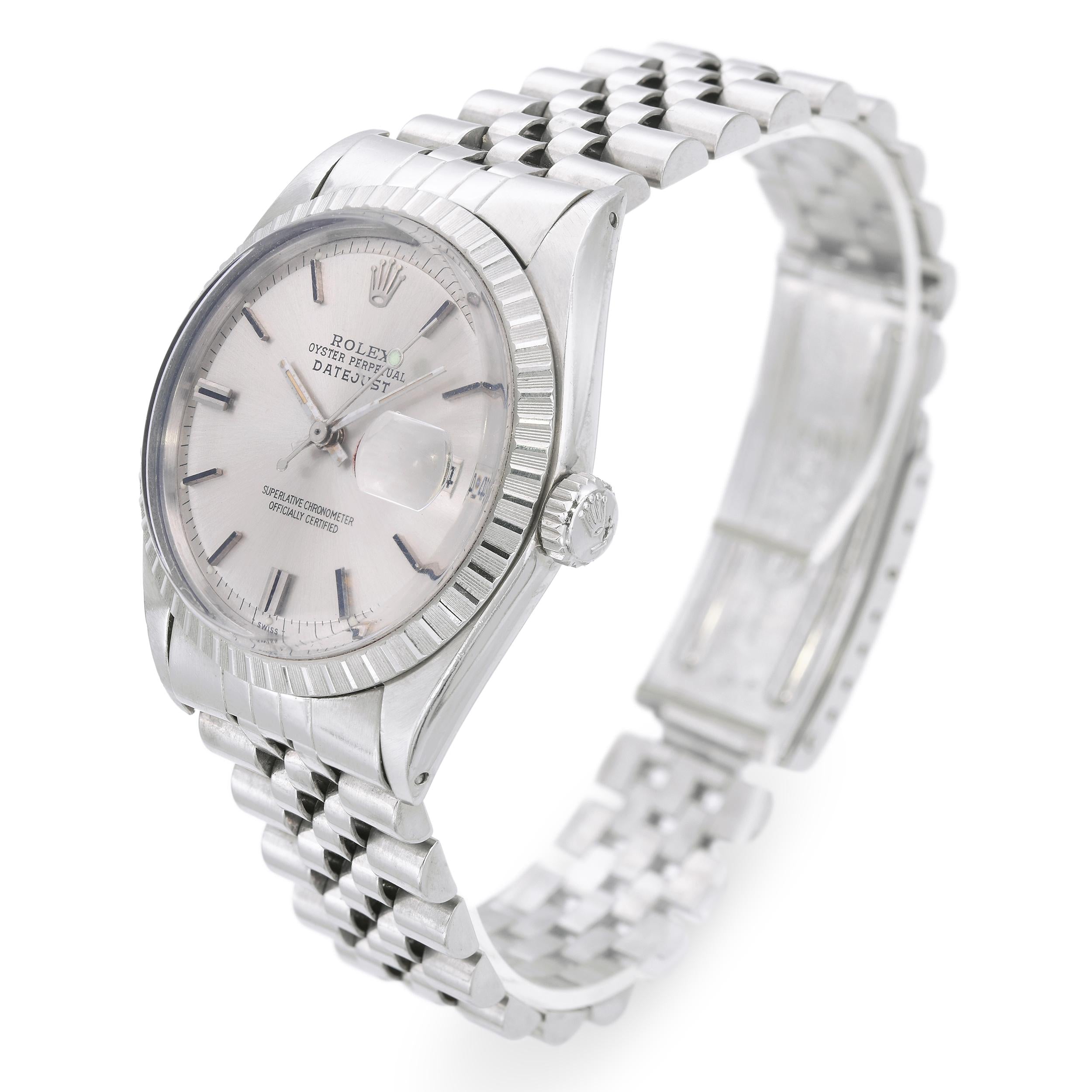 Vintage Rolex Datejust Men's Watch Ref 1601