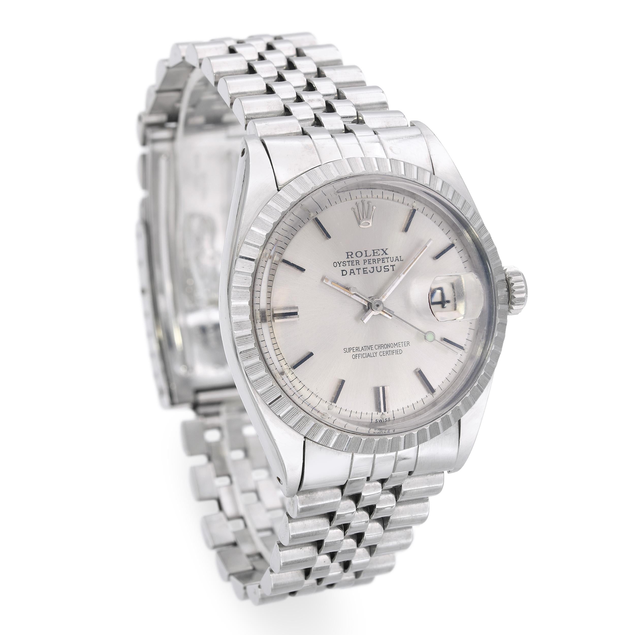 Vintage Rolex Datejust Men's Watch Ref 1601