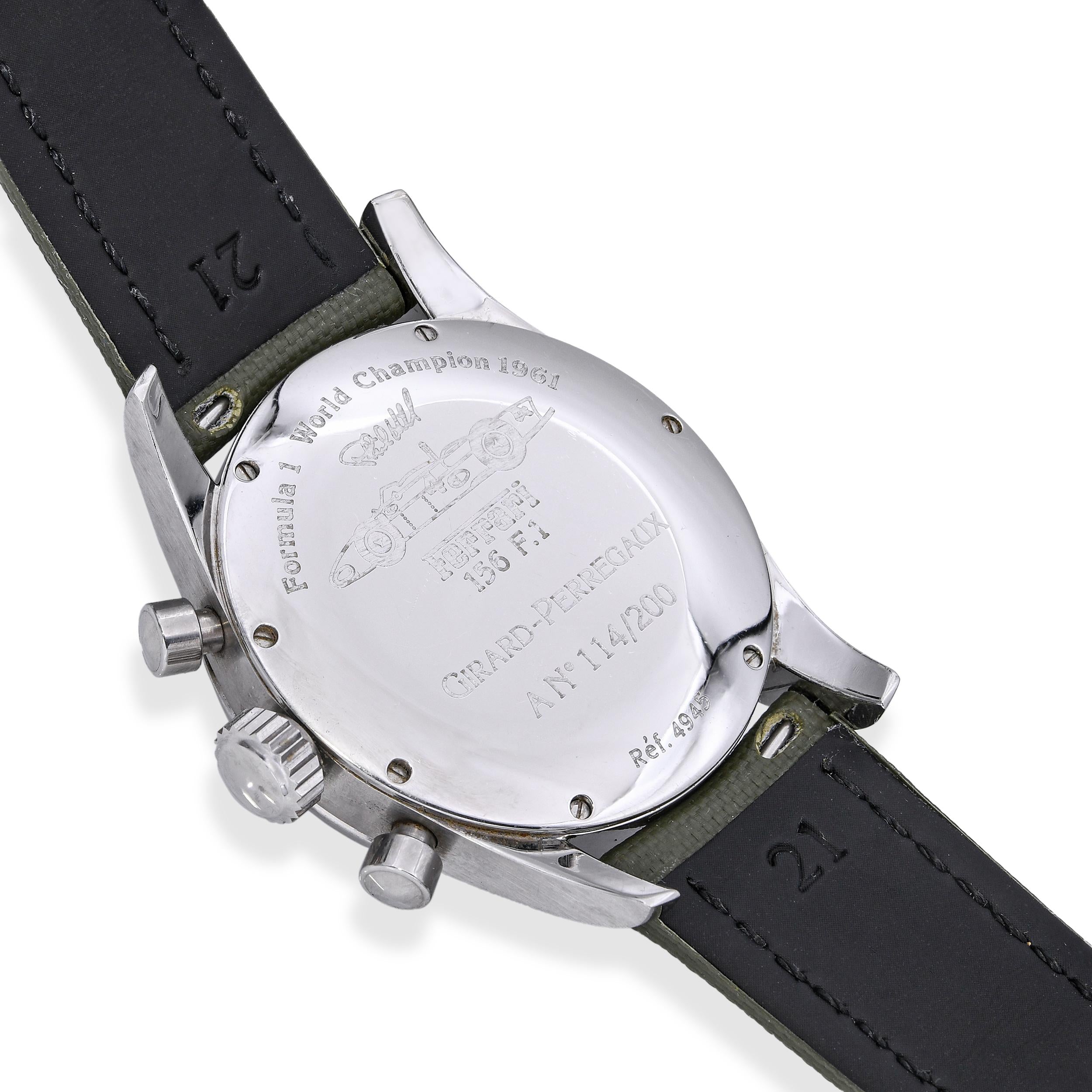 Girard-Perregaux Ferrari 156.F1 Stainless Steel 114/200 Chrono Watch Ref. 4945