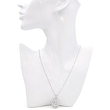 EFFY 18k White Gold 3.10tcw Diamond Spiral Teardrop Pendant