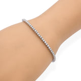 18k White Gold 2.1tcw Diamond Tennis Bracelet