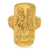 Germano 18k Yellow Gold "Toro" Figure Ring