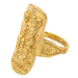 Germano 18k Yellow Gold "Toro" Figure Ring