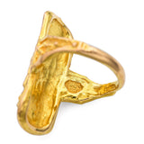 Germano 18k Yellow Gold "Toro" Figure Ring