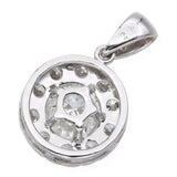 14k White Gold Diamond 1.73tcw Diamond Pendant