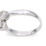 Vintage Platinum Tahitian Pearl and Diamond Ring