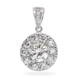 14k White Gold Diamond 1.73tcw Diamond Pendant