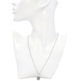 Mikimoto 18k White Gold Tahitian Pearl and Diamond Necklace