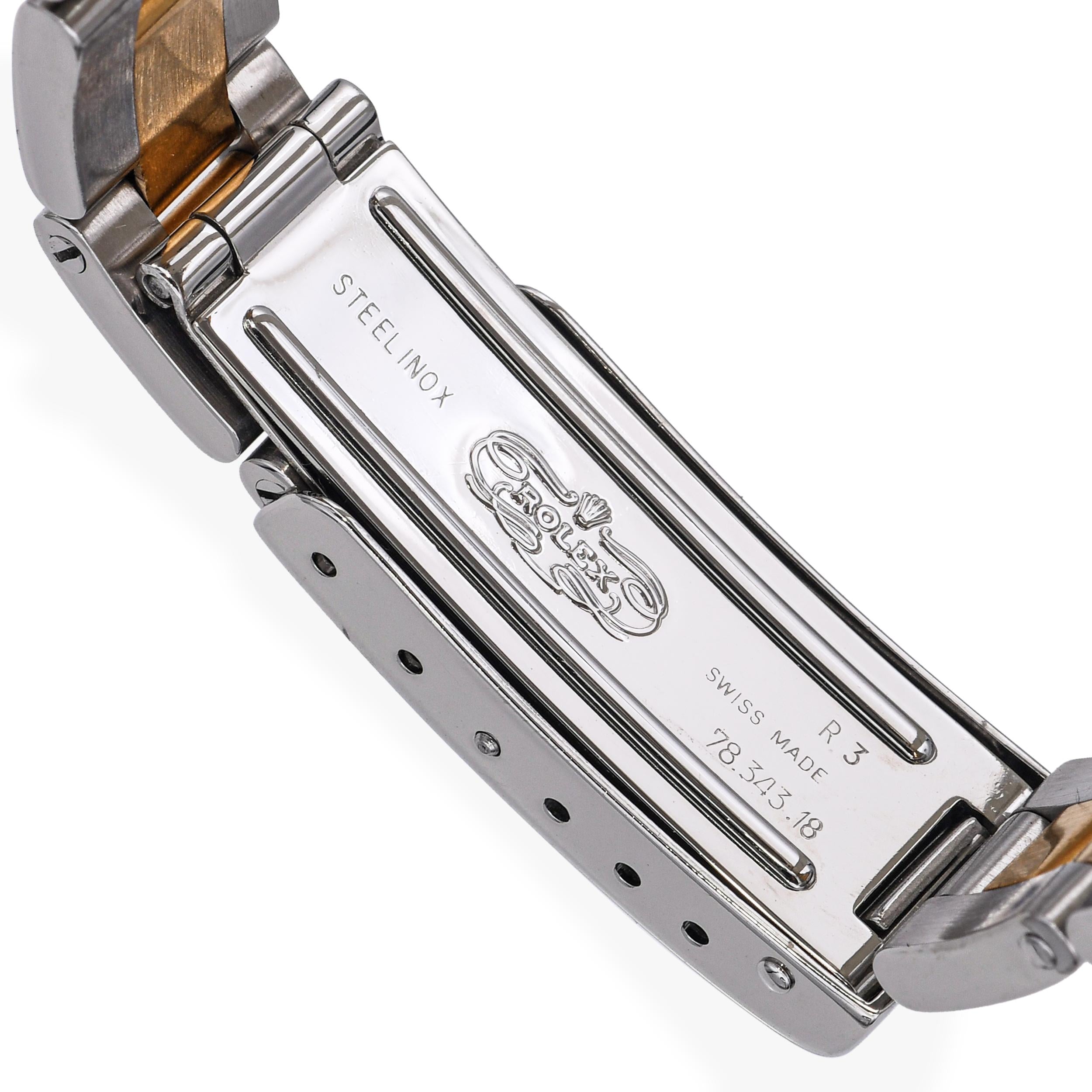 Rolex Oyster Perpetual 18k Gold/Steel Automatic Women's Watch Ref 67193