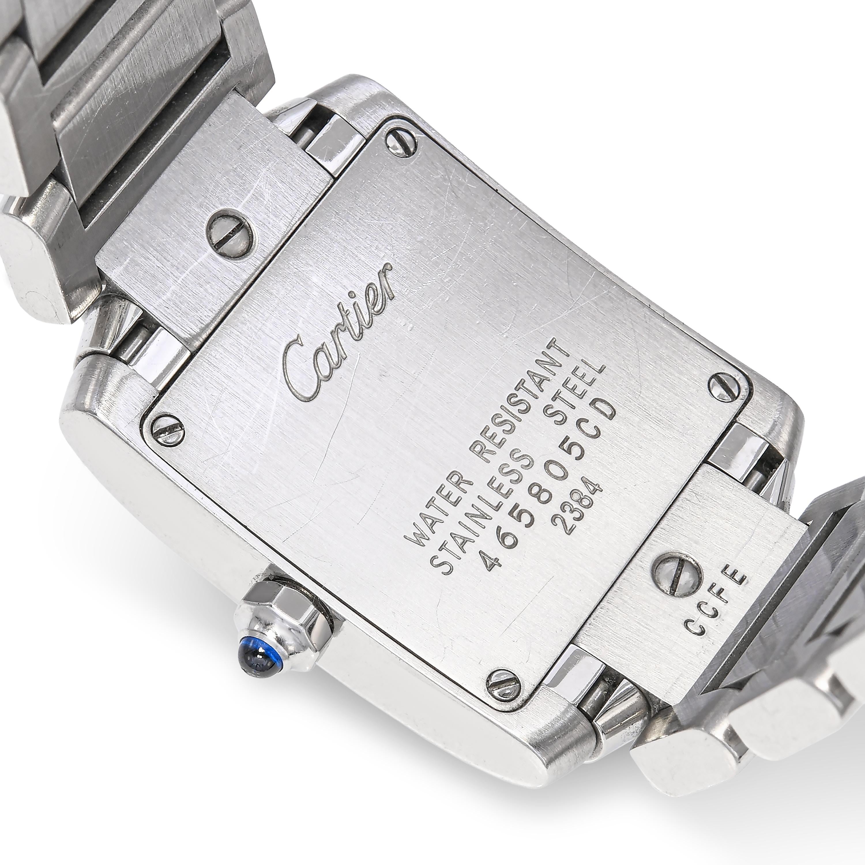 Cartier Tank Française Stainless Steel Quartz Women's Watch