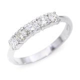 Platinum 950 0.98tcw Diamond 5 Stone Band Ring