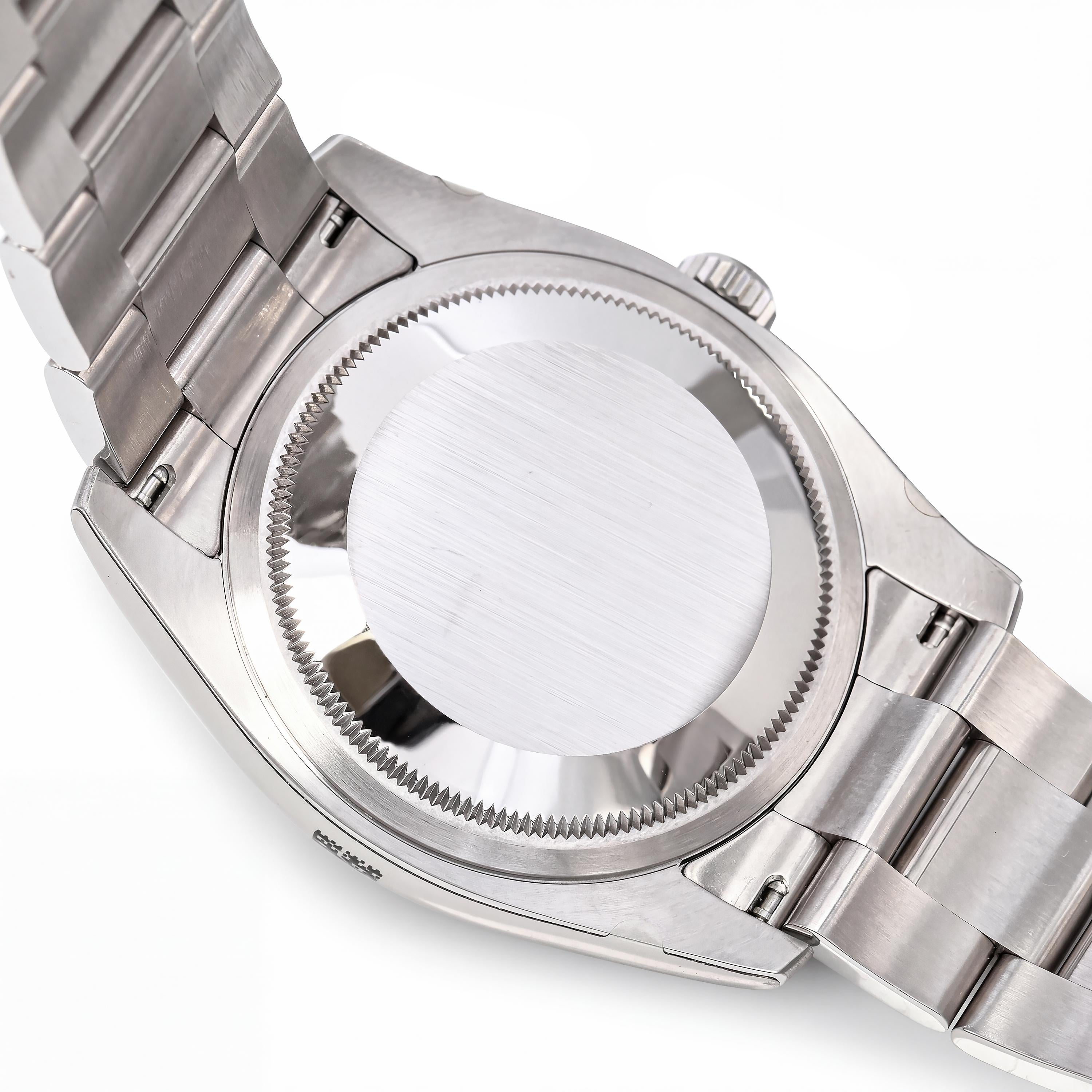 Rolex Oyster Perpetual 36mm Pink Stick Dial Men's Watch Ref 116034