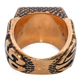 Vintage 14k Yellow Gold MIT Class of 1965 Brass Rat Ring