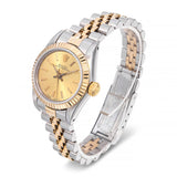 Vintage Rolex Oyster Two Tone 18K Gold Steel Ladies Watch Ref. 67193