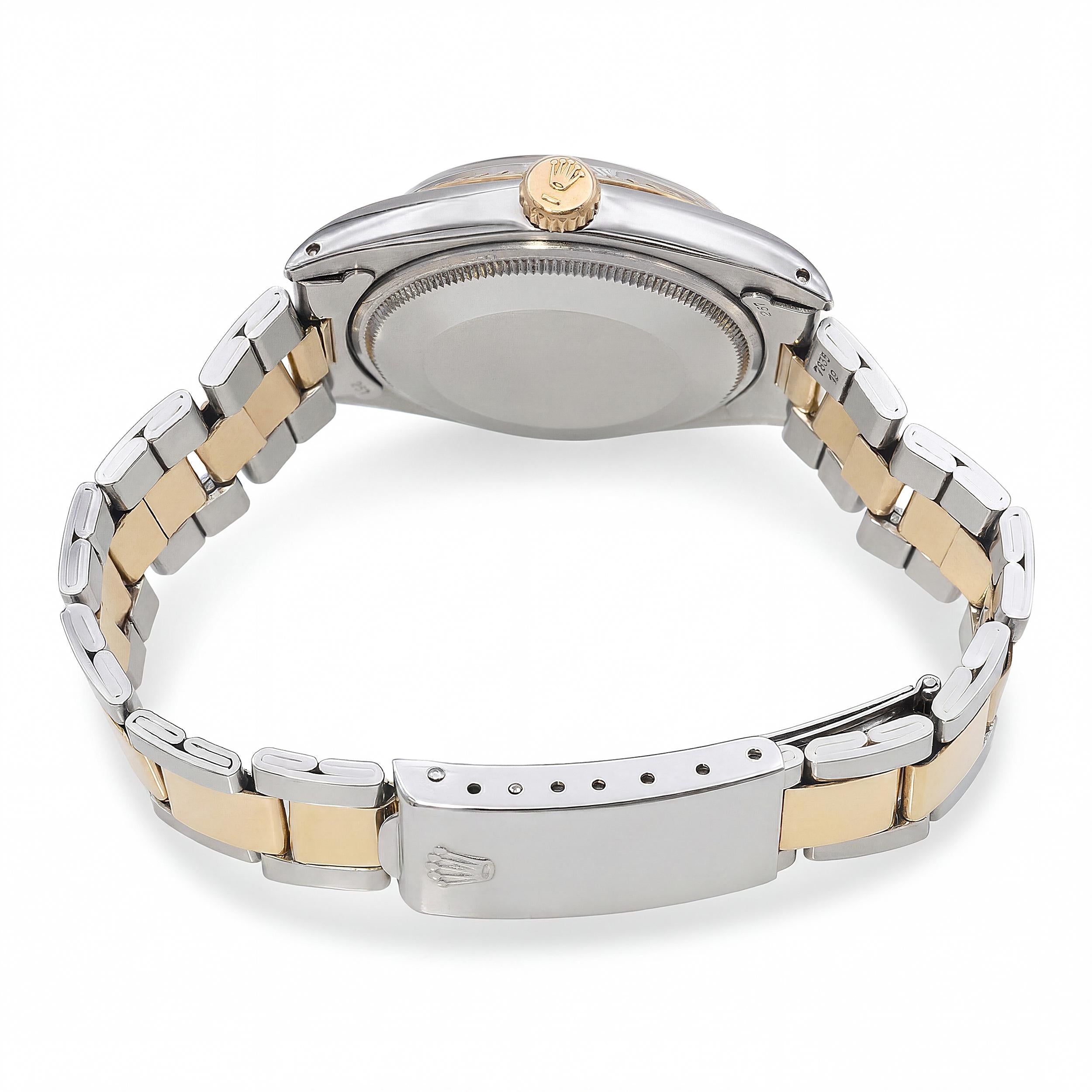 Rolex Oyster Perpetual Date Two-Tone Stainless Automatic Men's Watch Ref 1505
