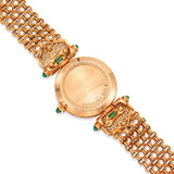 Vintage Breguet 18k Yellow Gold Diamond and Emerald Classique Women's Watch
