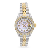 1984 Rolex Oyster Perpetual Datejust Diamond Dial Automatic Women's Watch 69173