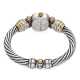 David Yurman Sterling Silver & 14K Gold MOP Cable Watch Ref. T-29106
