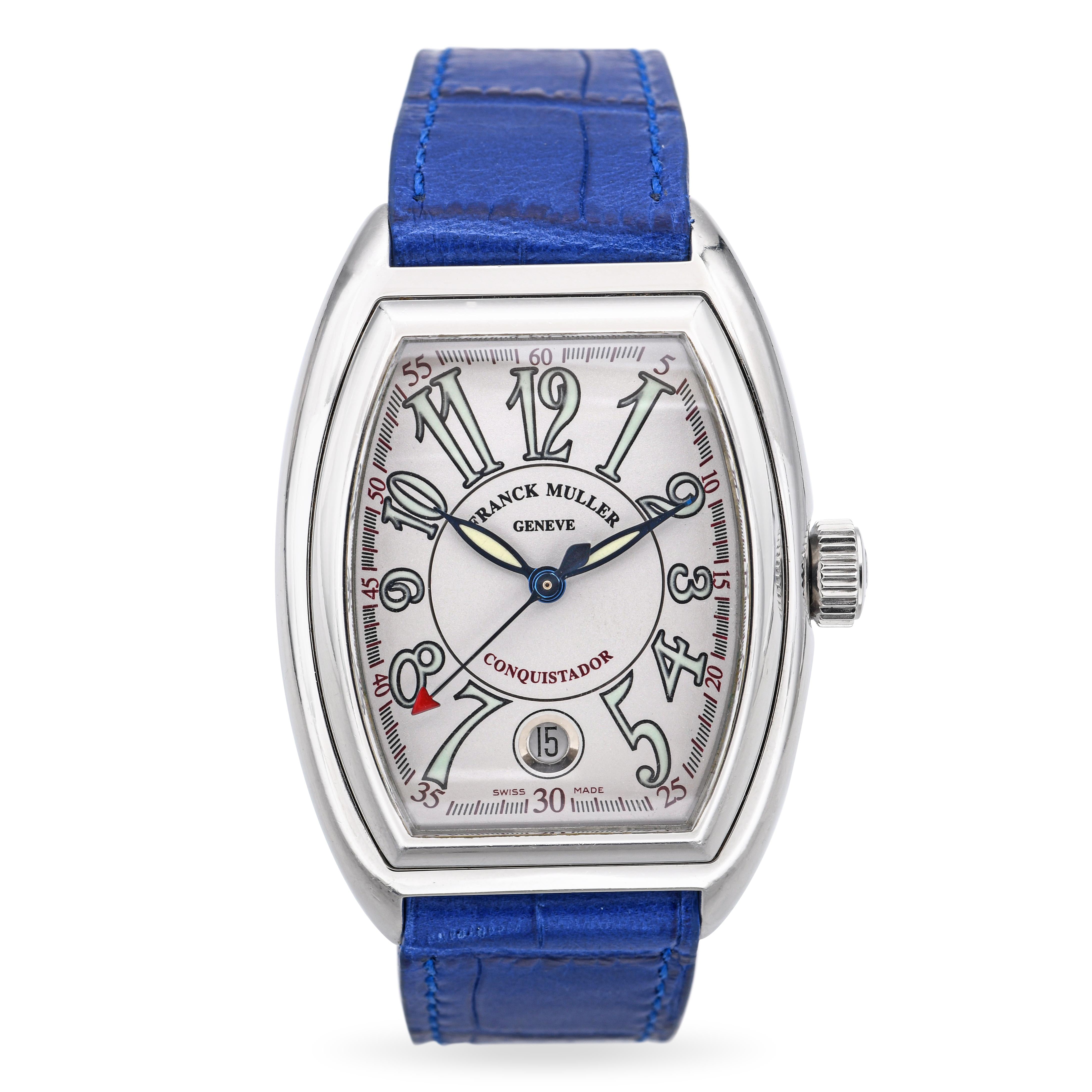 Franck Muller Geneve Conquistador Stainless Steel Automatic Men's Watch No. 652