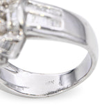 18k White Gold 2.42ct Royal Blue Sapphire and Diamond Ring