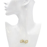 Vintage 18k Yellow Gold 2.02tcw Diamond Ribbon Brooch