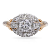 Vintage Yellow Gold 0.65tcw I Si2 Diamond Ring