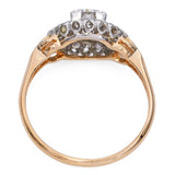 Vintage 18k Yellow Gold 0.65tcw I Si2 Diamond Ring