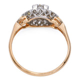 Vintage Yellow Gold 0.65tcw I Si2 Diamond Ring
