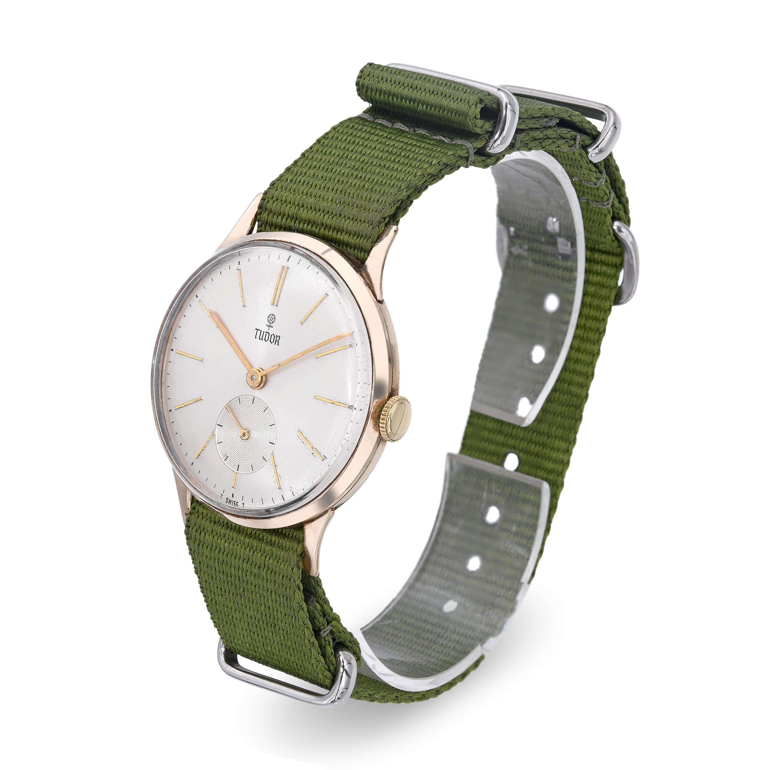 Vintage Tudor 1950s 9k Gold Men's Watch