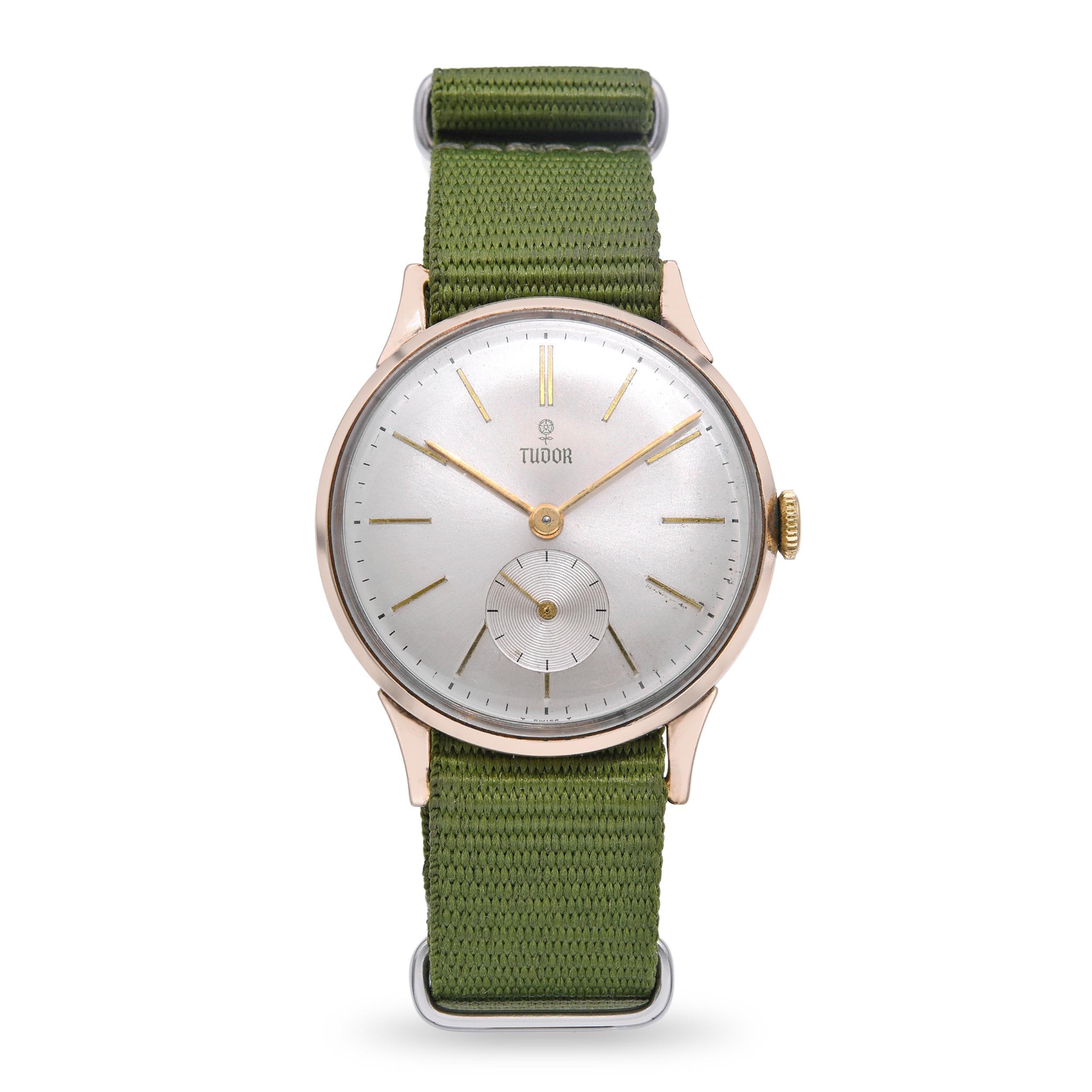 Vintage Tudor 1950s 9k Gold Men's Watch