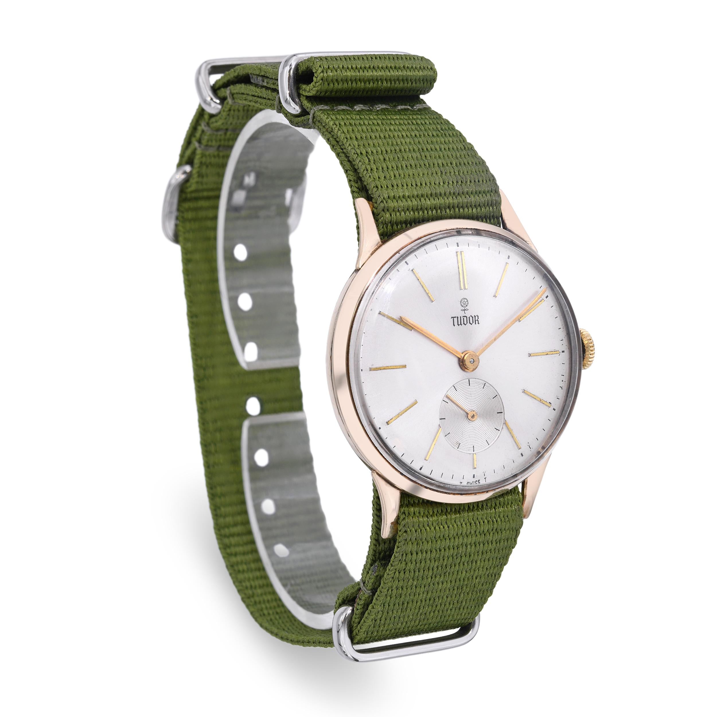 Vintage Tudor 1950s 9k Gold Men's Watch