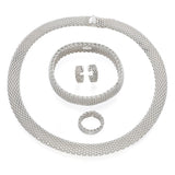 Tiffany & Co. Somerset Mesh Collection Jewelry Set