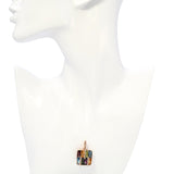 Bellarri 14k Rose Gold Assorted Multicolor Gemstone & Diamond Pendant