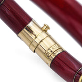 La Nouvelle Bague Red Enamel & 18k Yellow Gold Bangle Bracelet