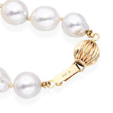 Vintage 14k Yellow Gold Graduating South Sea Pearl Strand