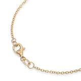 14k Yellow Gold 1.02ctw Diamond Smile Necklace