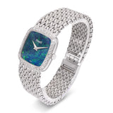 Vintage Piaget 18k White Gold Opal and Diamond Women’s Watch Ref. 9905 D3