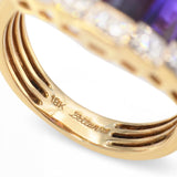 Bellarri 18k Yellow Gold Assorted Multicolor Gem and Diamond Statement Ring