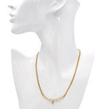 Vintage 18k Yellow Gold 2.11tcw Diamond Necklace