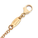 Italian 18k Yellow Gold Ruby and Gold Bead Drop Necklace