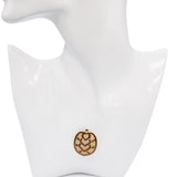 Judith Leiber 18k Yellow Gold Red Enamel and Diamond Turtle Brooch