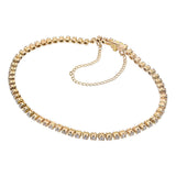 Vintage 14k Yellow Gold 1.08tcw Diamond Tennis Bracelet