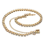 Vintage 14k Yellow Gold 1.08tcw Diamond Tennis Bracelet